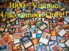 1000+ Vintage Uncommons All Only Just Magic Card Lot Old Legacy MTG Collection